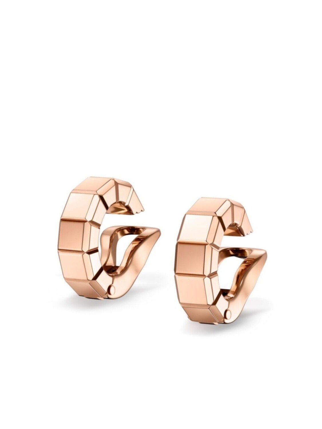 

Серьги Ice Cube из розового золота Chopard, розовый