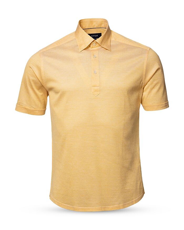 

Поло из пике с короткими рукавами Contemporary Fit Eton, Оранжевый