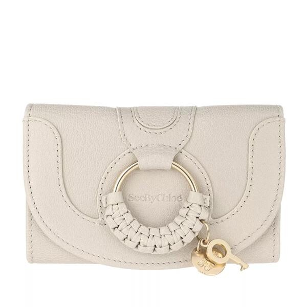

Кошелек hana wallet leather cement See By Chloé, бежевый