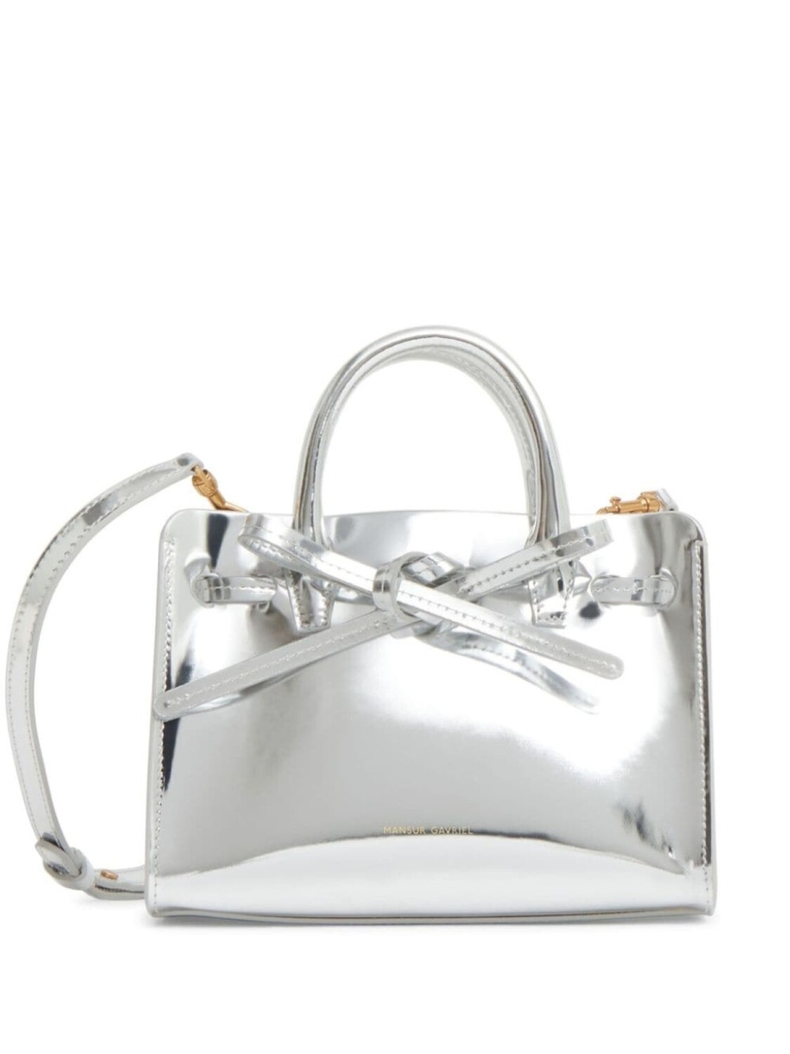 

Mansur Gavriel сумка-тоут Mini Mini Sun, серебряный