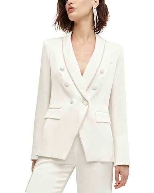 

Двубортный пиджак Jagger Dickey Veronica Beard, цвет White