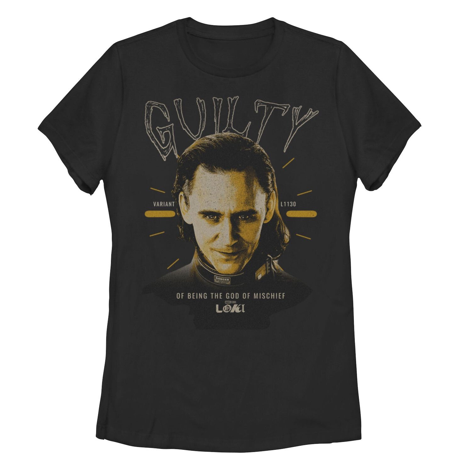 

Футболка для юниоров Marvel Loki Guilty Head Shot Shot Licensed Character