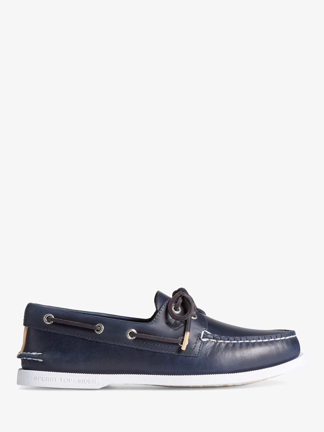

Оригинальные кожаные топсайдеры Sperry, темно-синие