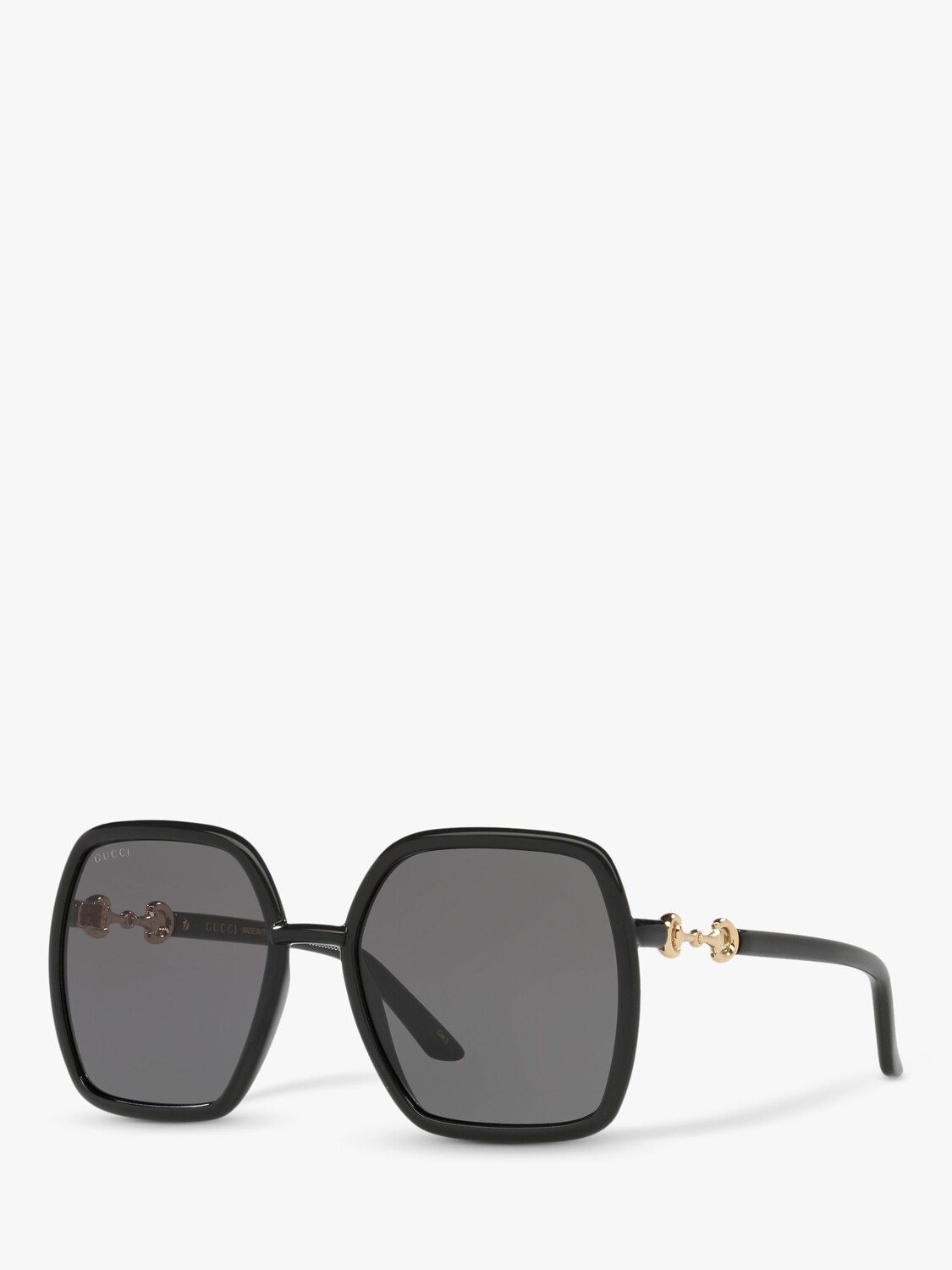 

Женские квадратные солнцезащитные очки Gucci GG0890S, черные/серые