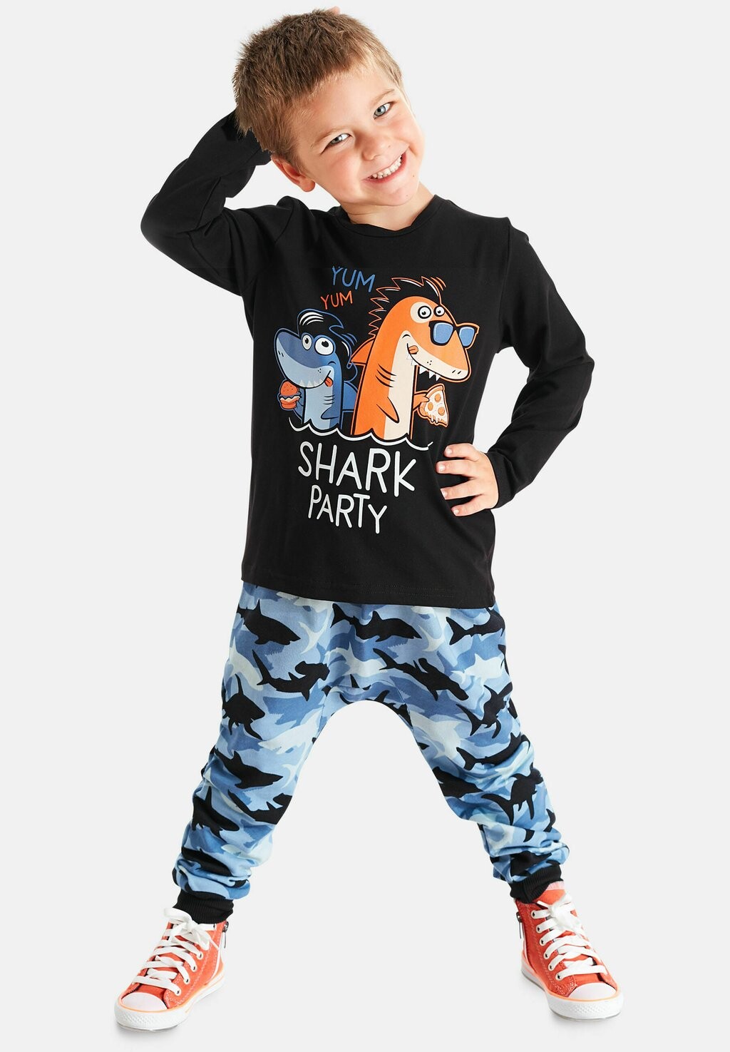 

Брюки спортивные SHARK PARTY Denokids, цвет dunkelblau