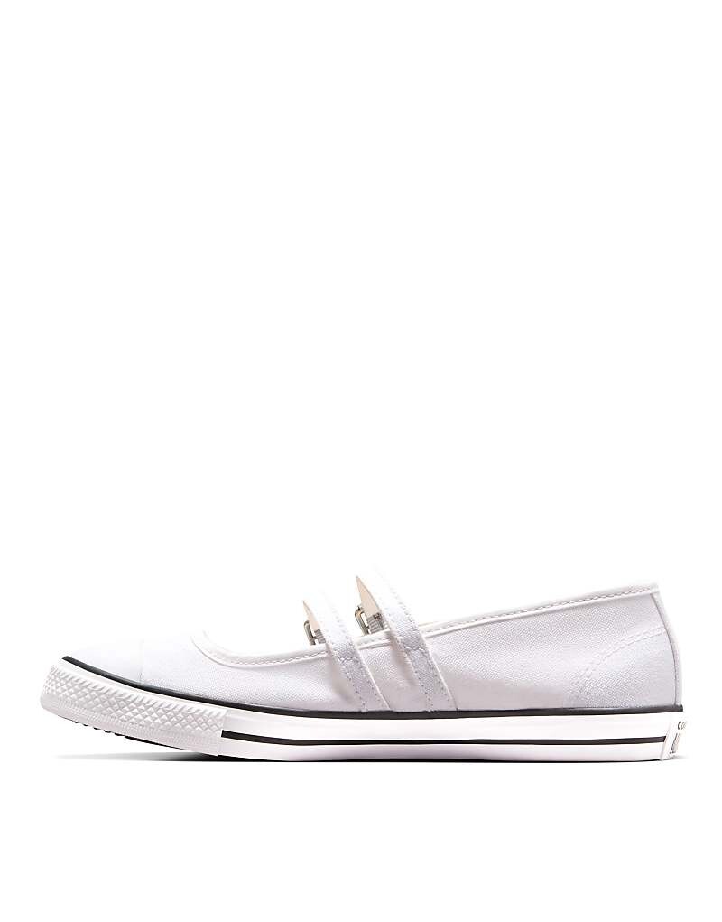 

Туфли Converse Chuck Taylor All Star Dainty Mary Jane в цвете Белый/Цапля Белый/Белый