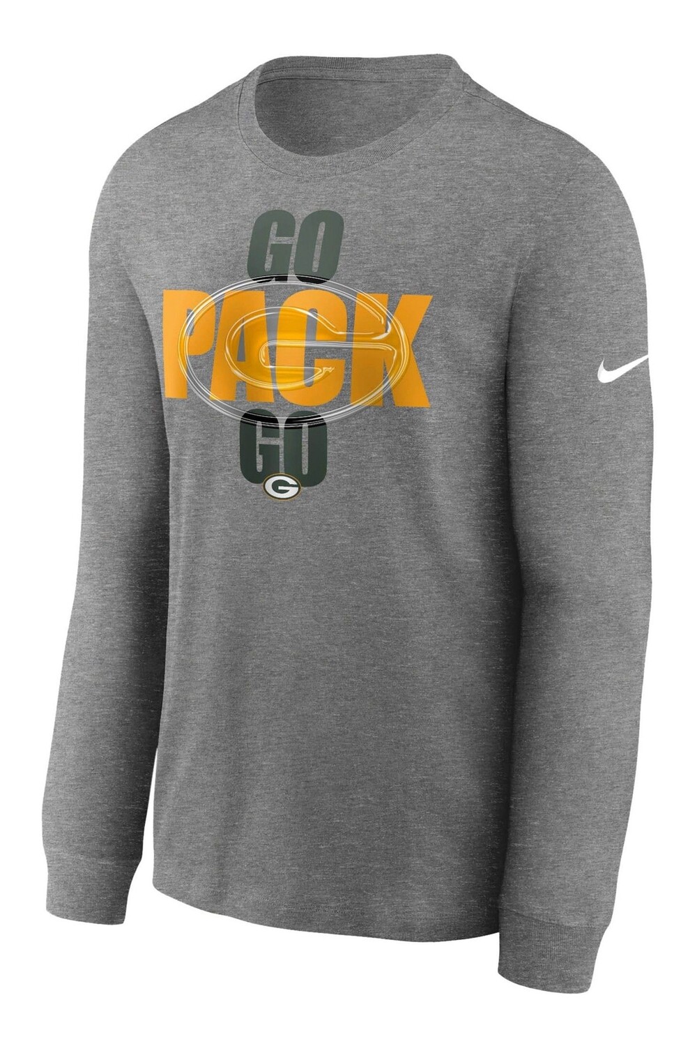 

Зеленый - футболка с длинными рукавами Fanatics Bay Packers Hyper Local Nike, серый