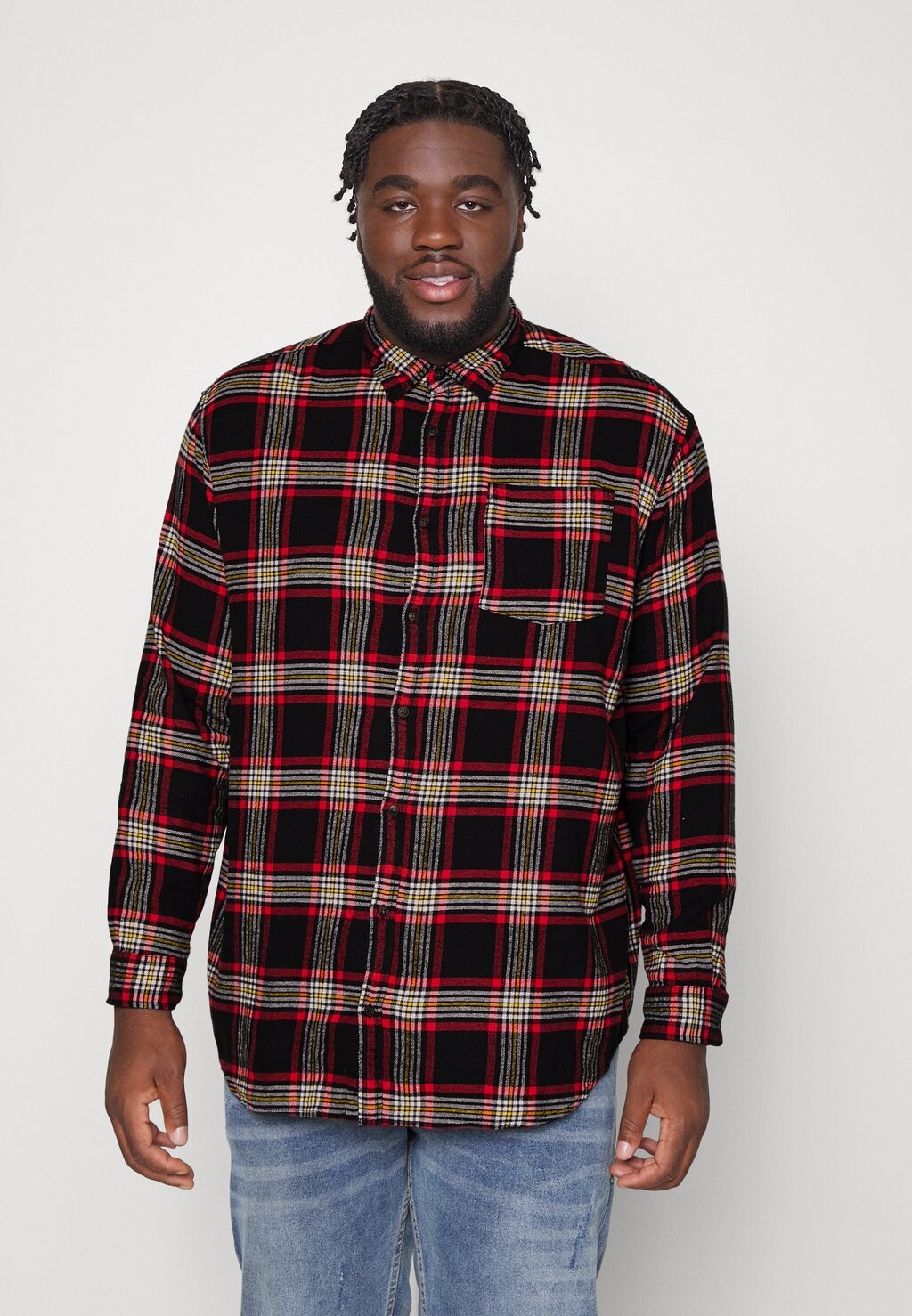 

Рубашка JOROWEN CHECK COMFORT SHIRT Jack & Jones, цвет tap shoe