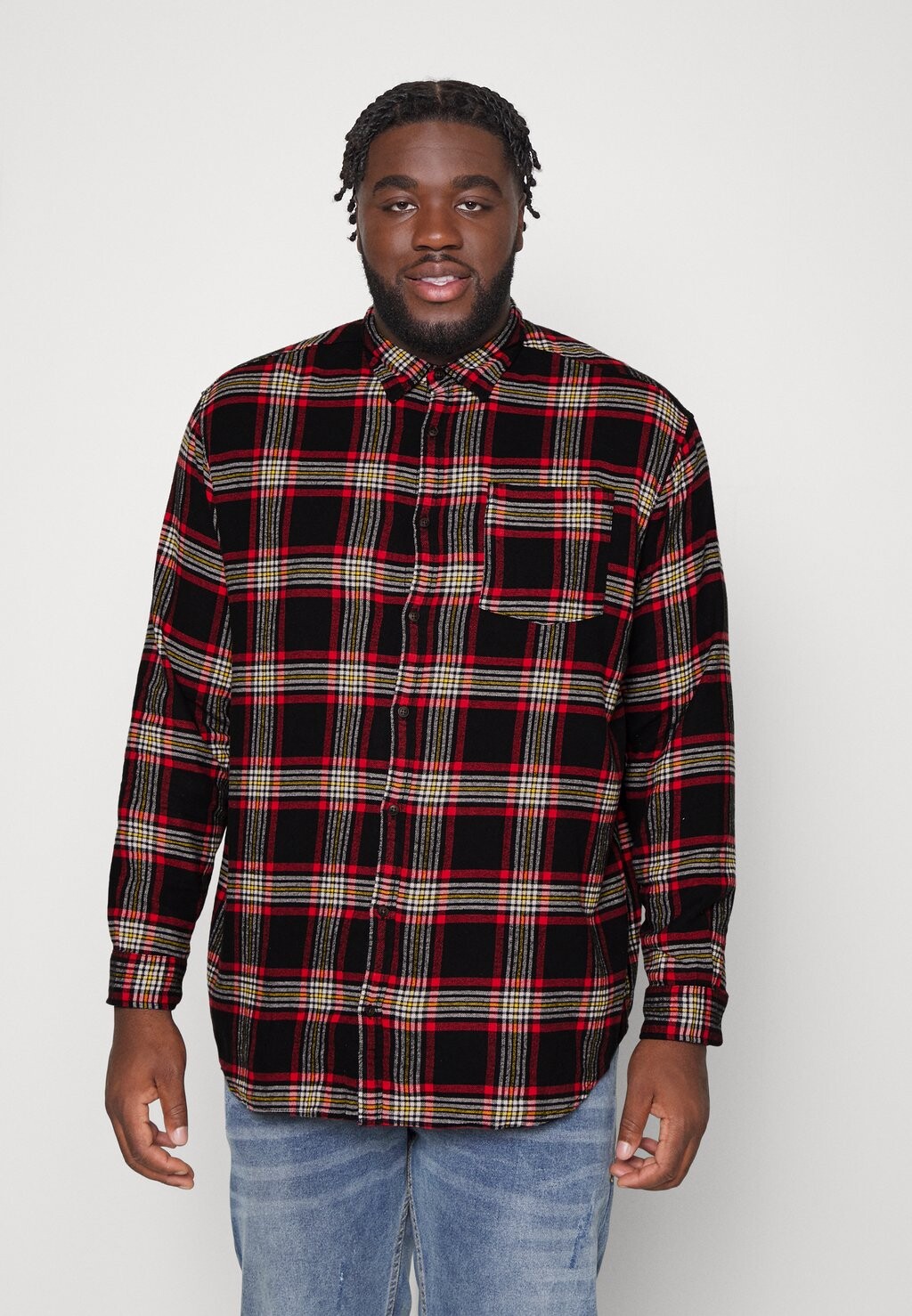 Рубашка JOROWEN CHECK COMFORT SHIRT Jack & Jones, цвет tap shoe