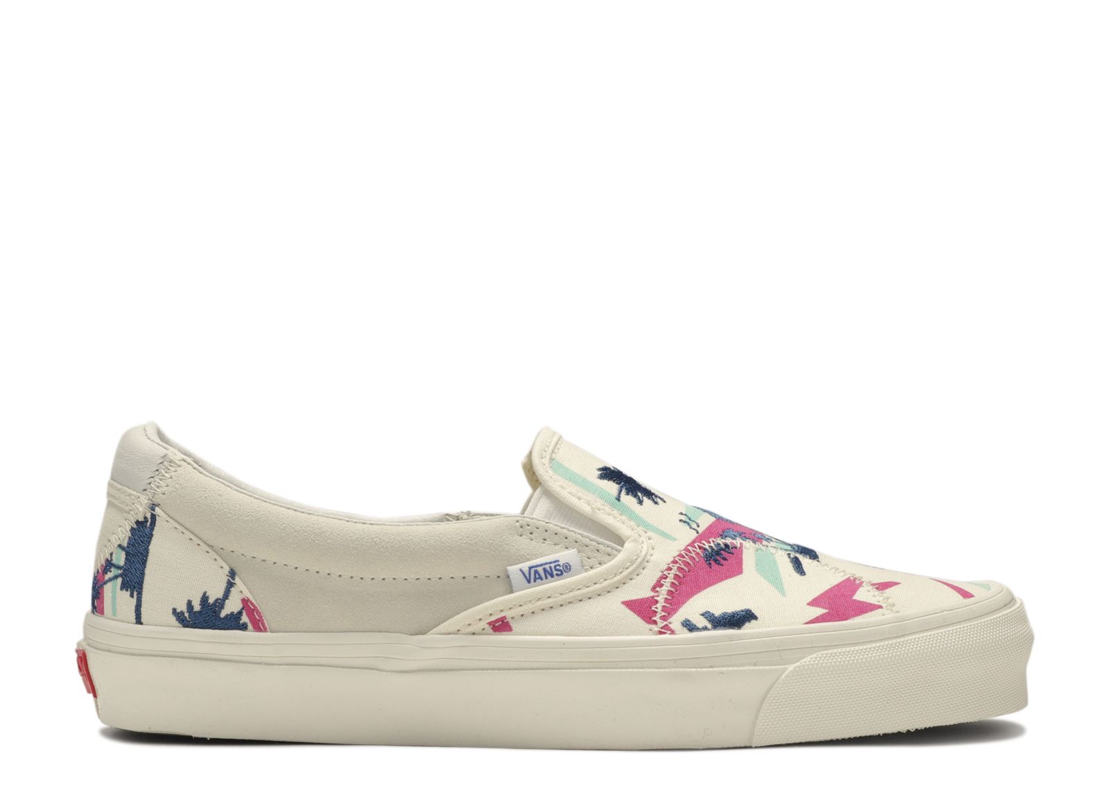 

Кроссовки Vans Classic Slip-On Lx 'Bricolage', белый