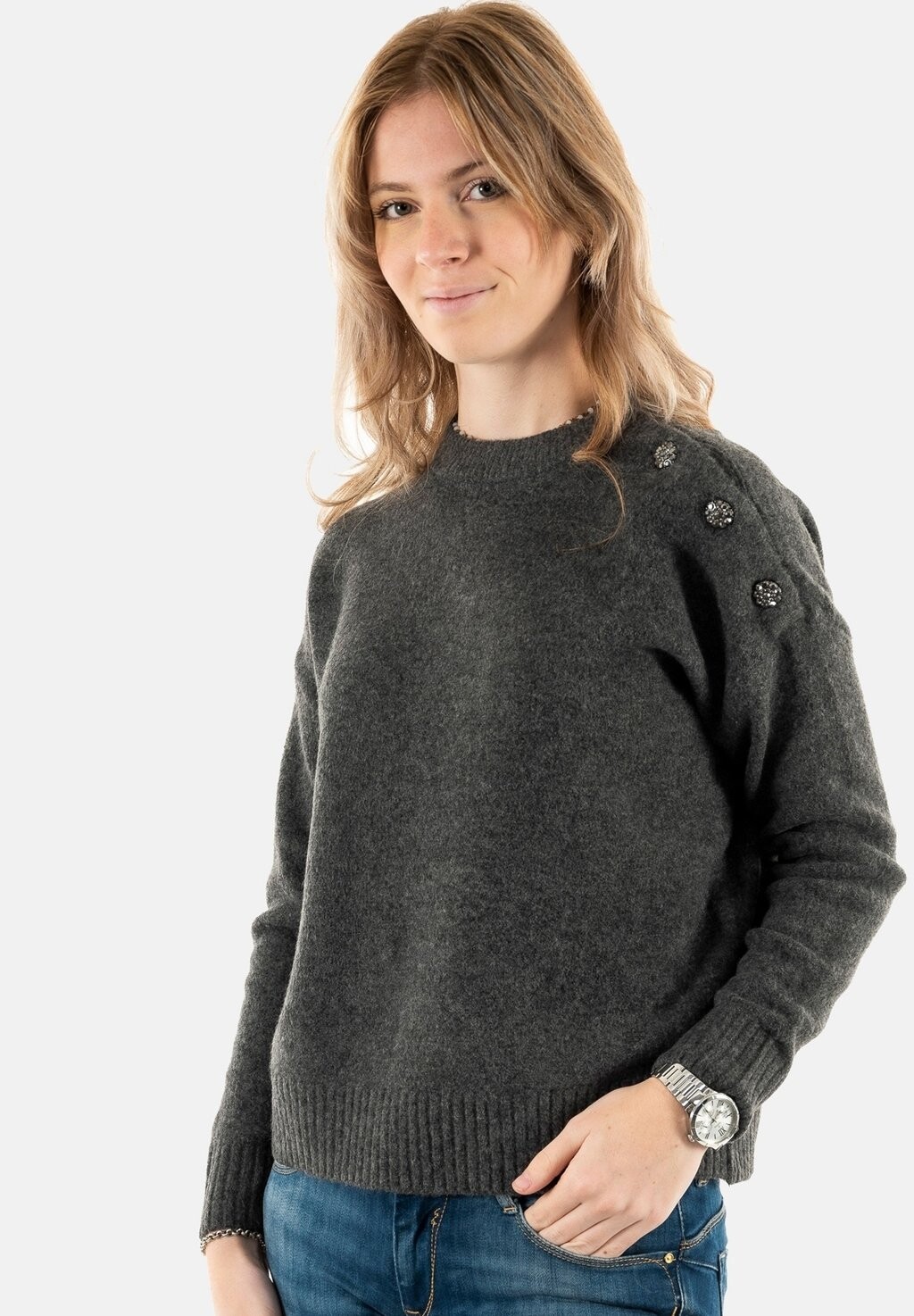 

Свитер Salsa Jeans, серый