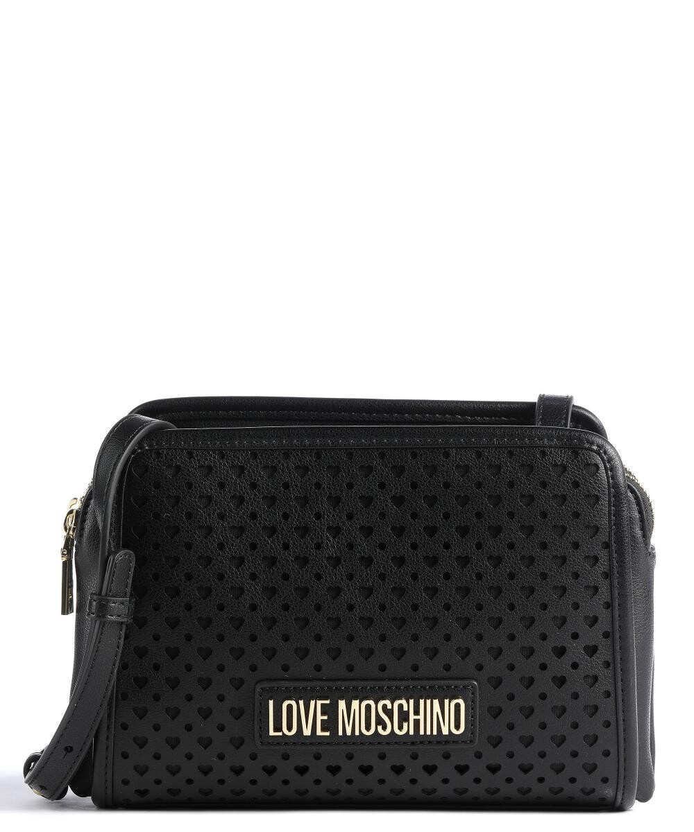 

Сумка на плечо с узором Heart Pattern из искусственной кожи Love Moschino, черный