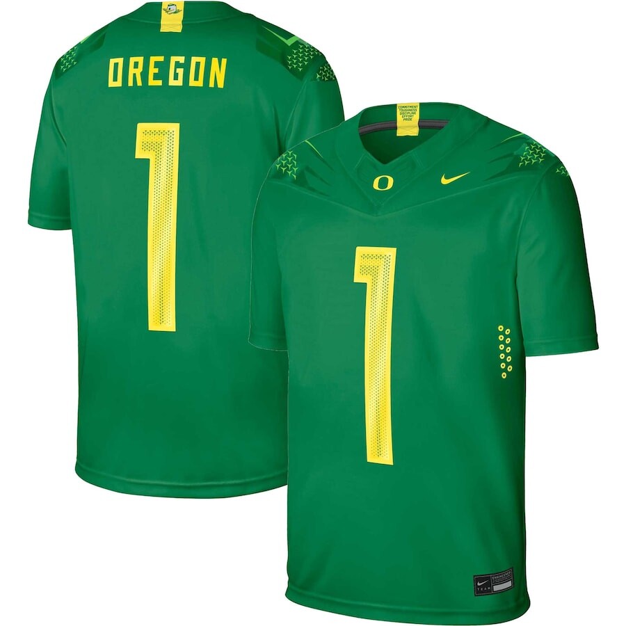 

Джерси Nike Oregon Ducks, зеленый