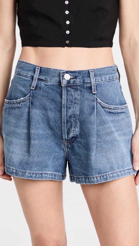 

Шорты Citizens of Humanity Franca Pleated Baggy