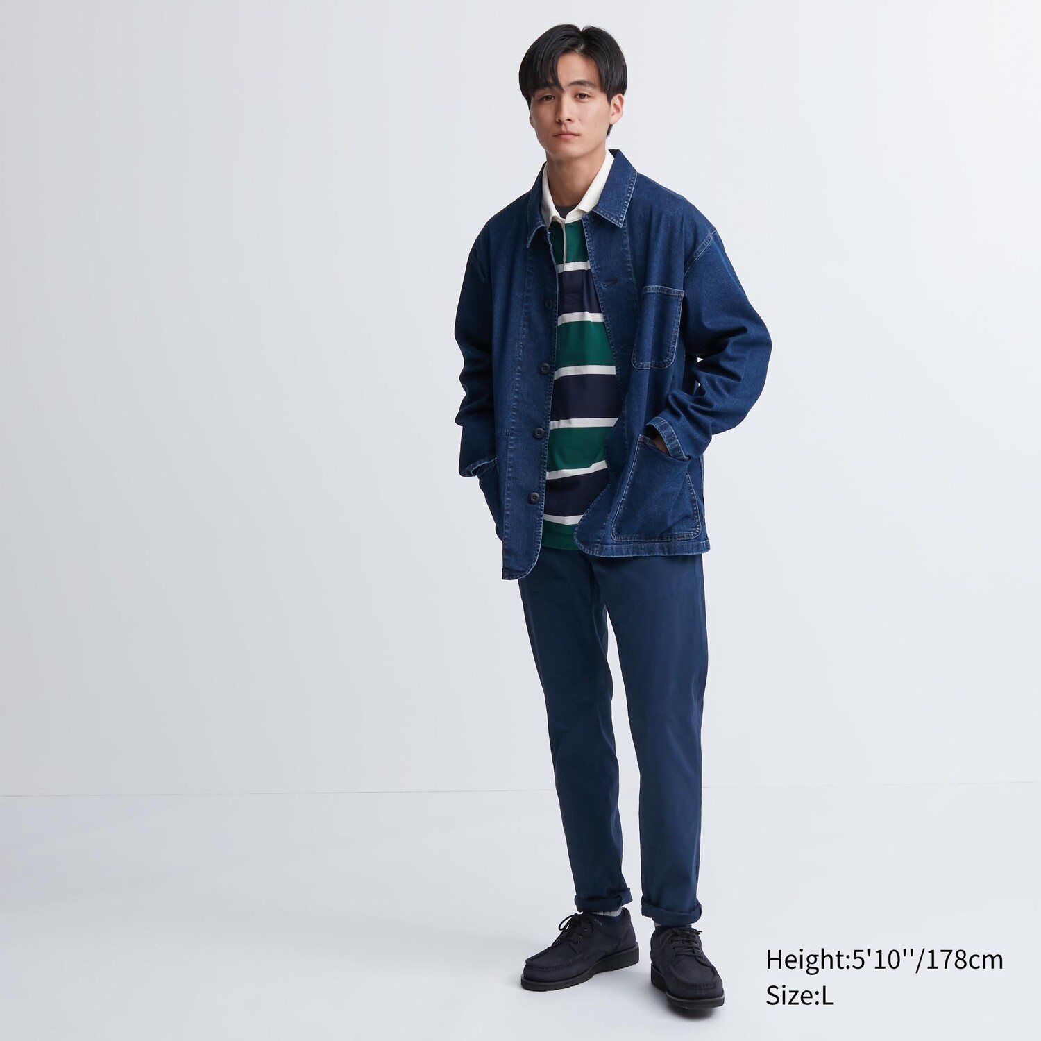 

Ультраэластичные цветные джинсы скинни Uniqlo, синий
