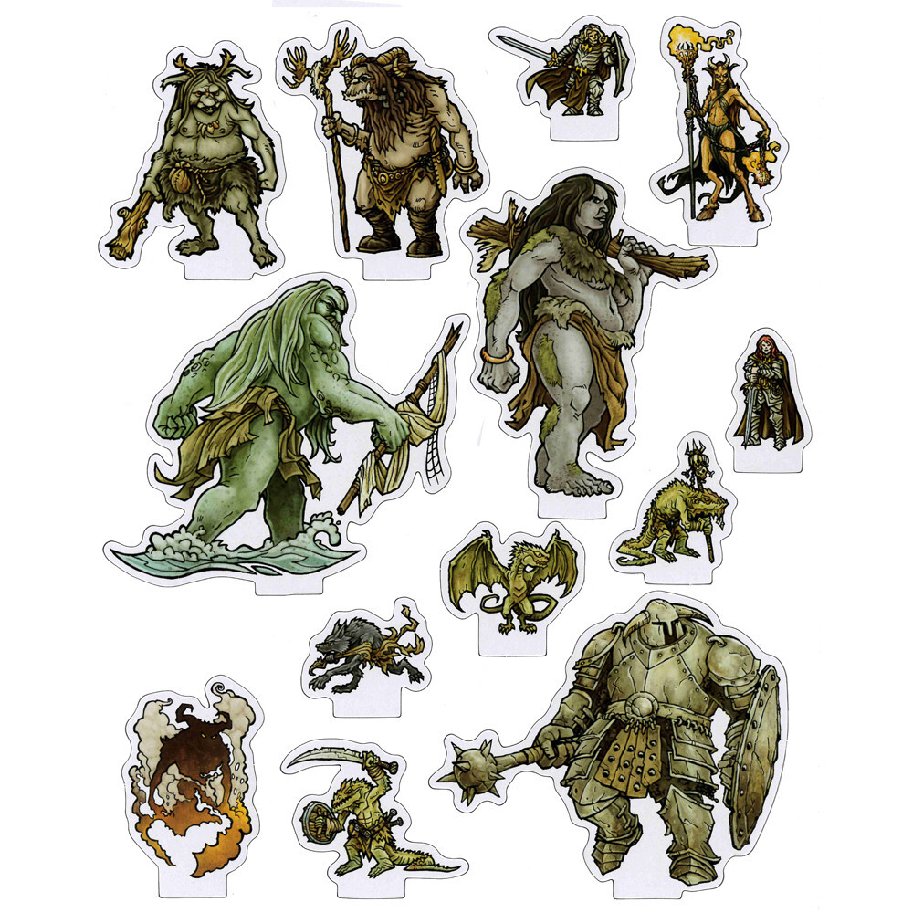 

Ролевая игра Free League Publishing Dragonbane RPG: Monster Standee Set