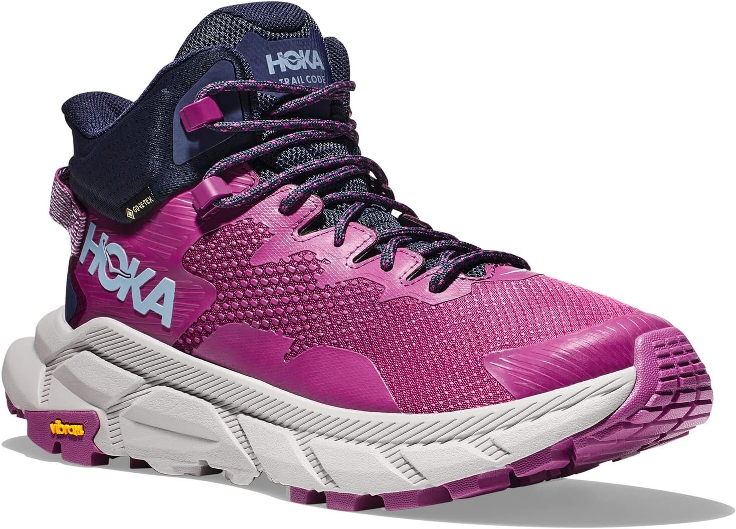 

Походная обувь Trail Code GORE-TEX Hoka, цвет Beautyberry/Harbor Mist