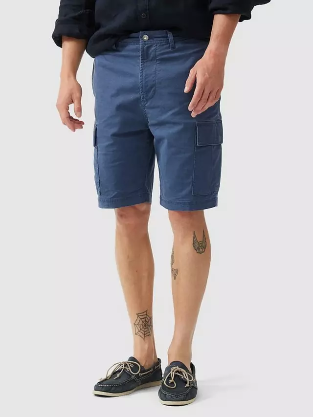 

Шорты Rodd & Gunn Arkles Bay Cotton Relaxed Cargo, цвет denim