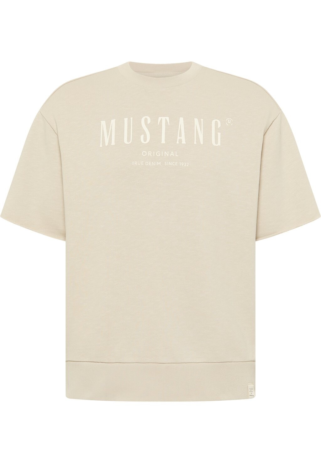 

Футболка базовая Mustang, цвет natur