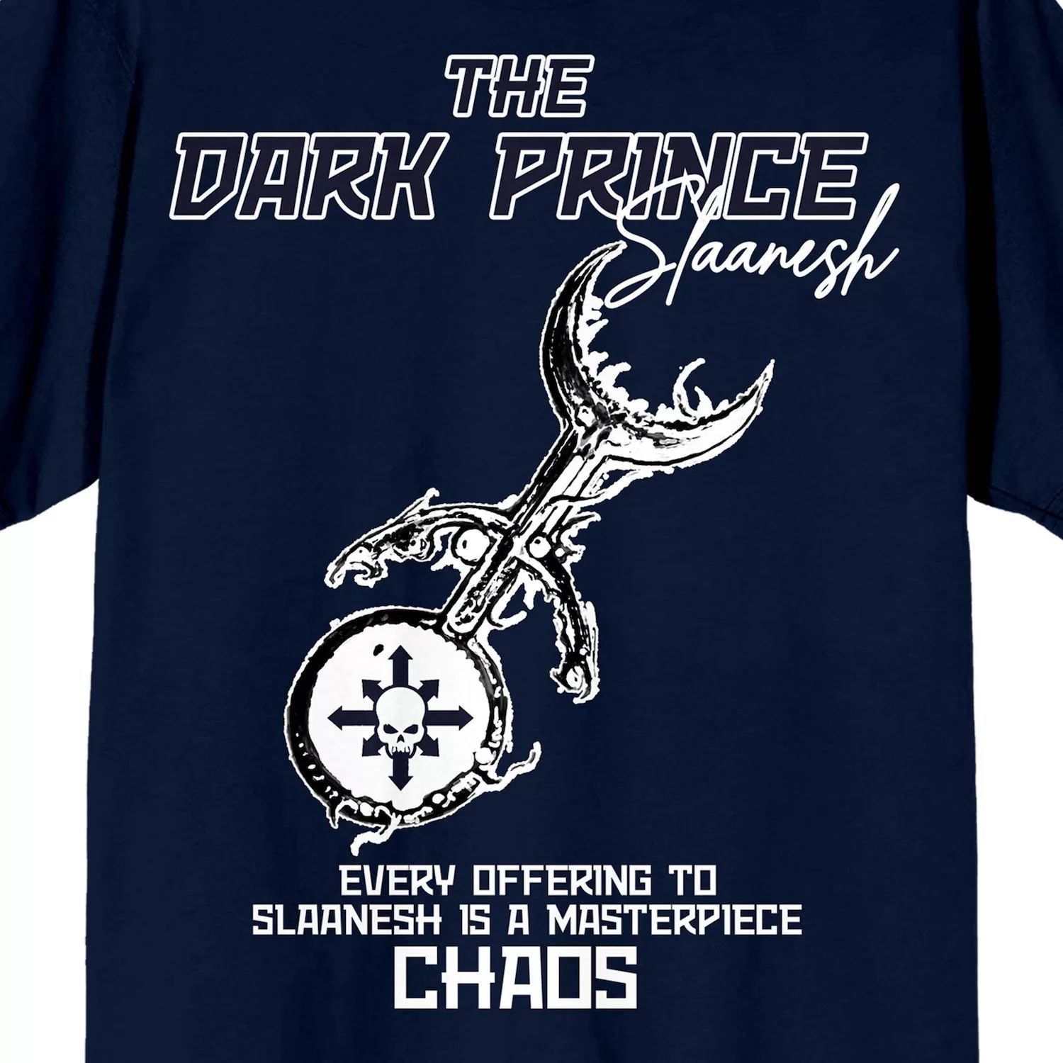 Мужская футболка Warhammer 40,000 Chaos Licensed Character фигурка warhammer 40 000 chaos space marine black legion – chaos terminator brother gnarl 1 18 12 7 см