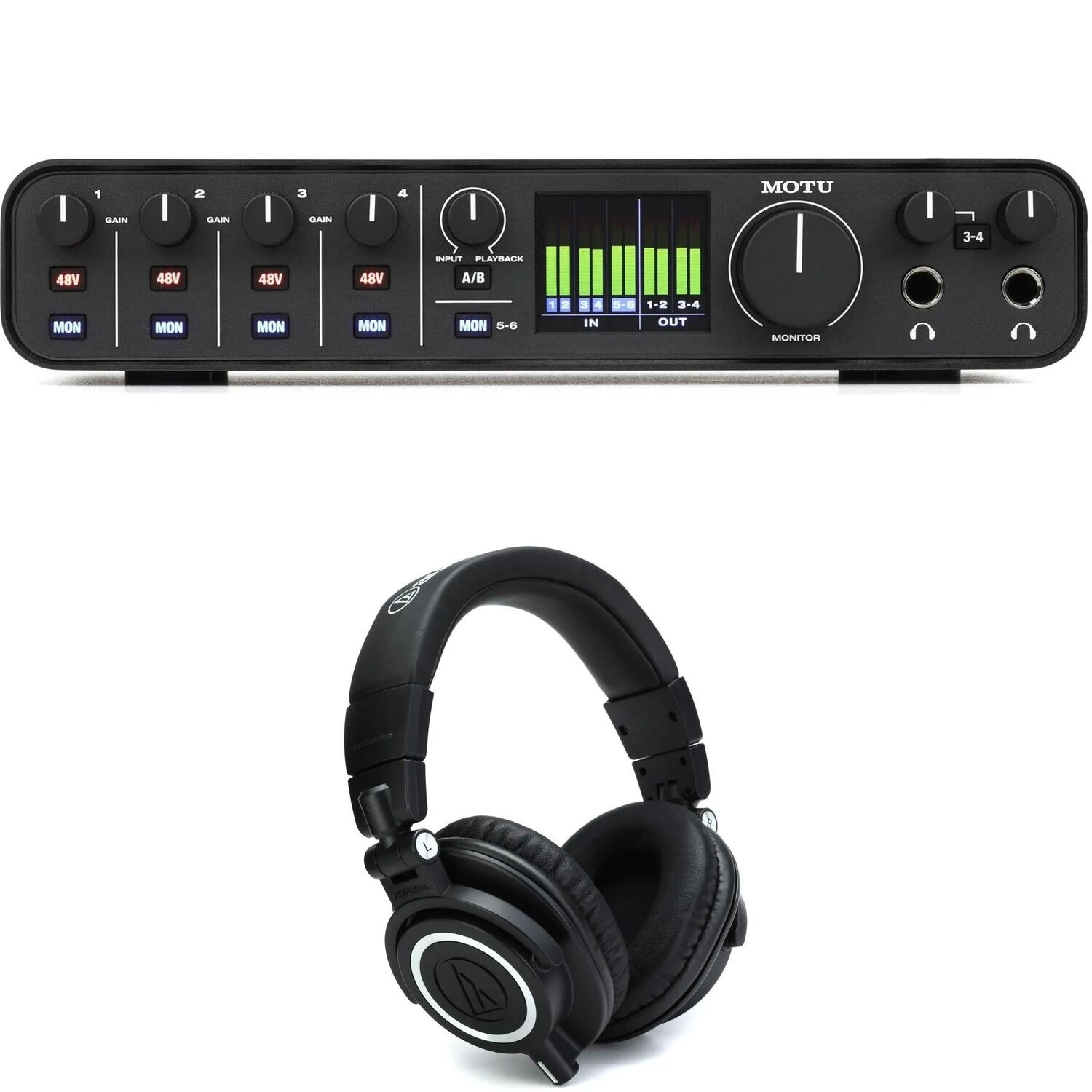 

Новый аудиоинтерфейс и наушники MOTU M6 6x4 USB-C