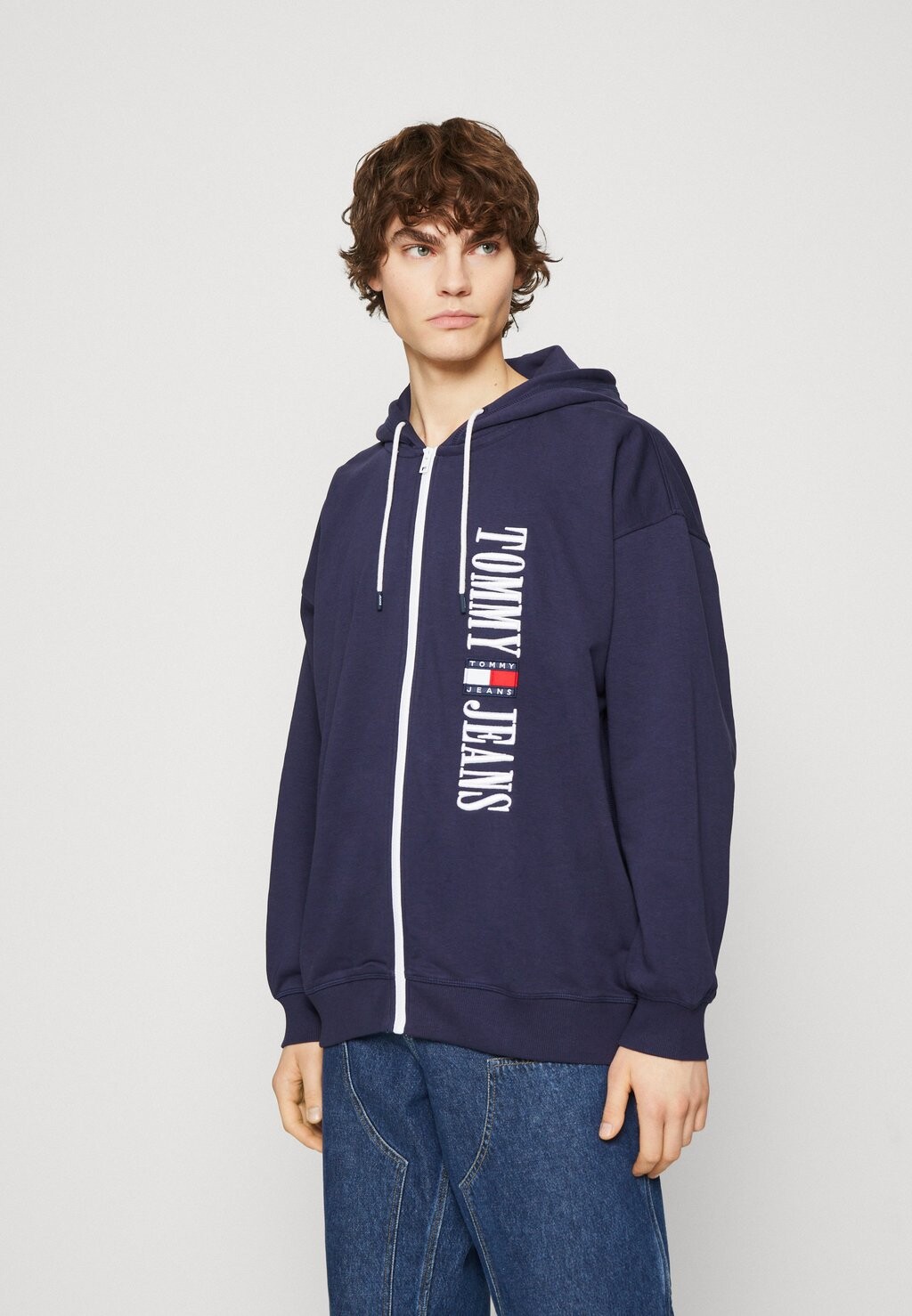 

Толстовка на молнии Tommy Jeans, Серый