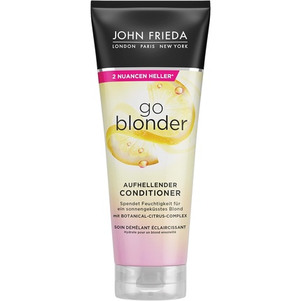 Sheer Blonde Go Blonder Кондиционер, осветляющий с цитрусовыми и ромашкой, 250 мл, John Frieda