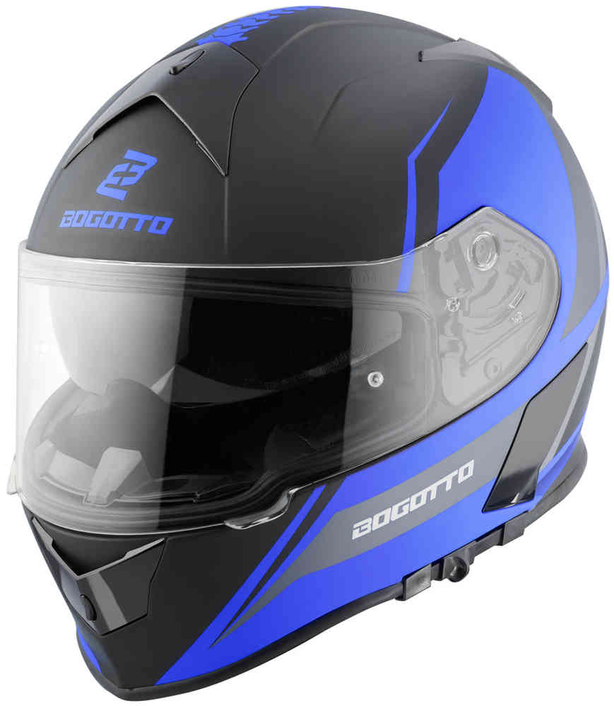 V126 Шлем G-Evo Bogotto, черный/синий