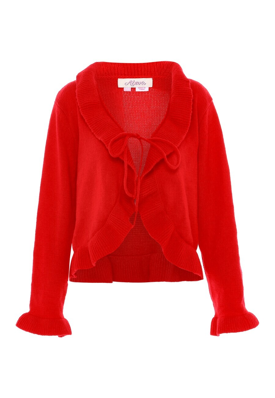 

Кардиган aleva Knit Cardigan, красный