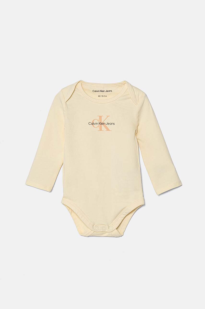 

Боди Calvin Klein Jeans неоанти, бежевый