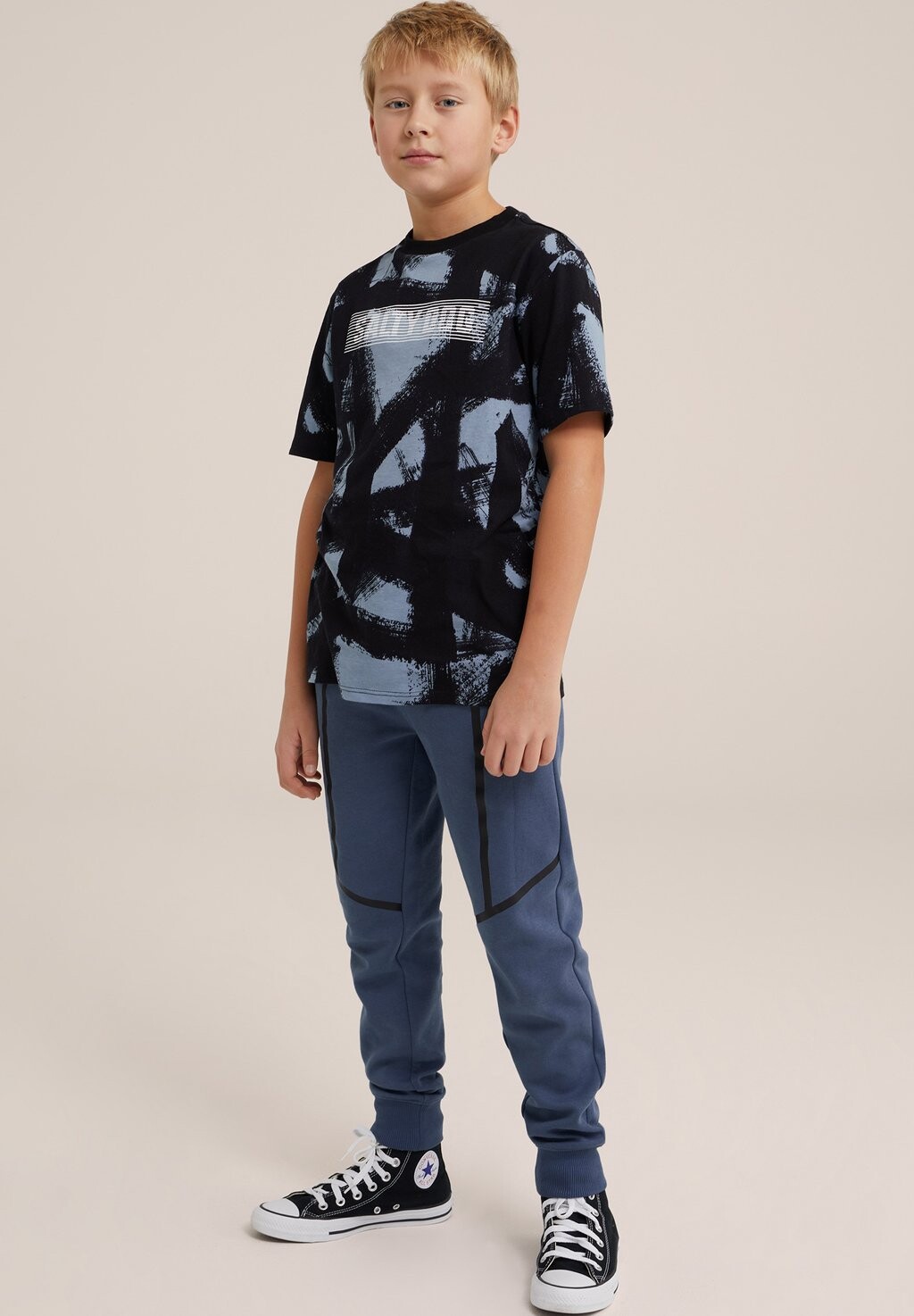 

Футболка с принтом SALTY DOG WE Fashion, цвет blue