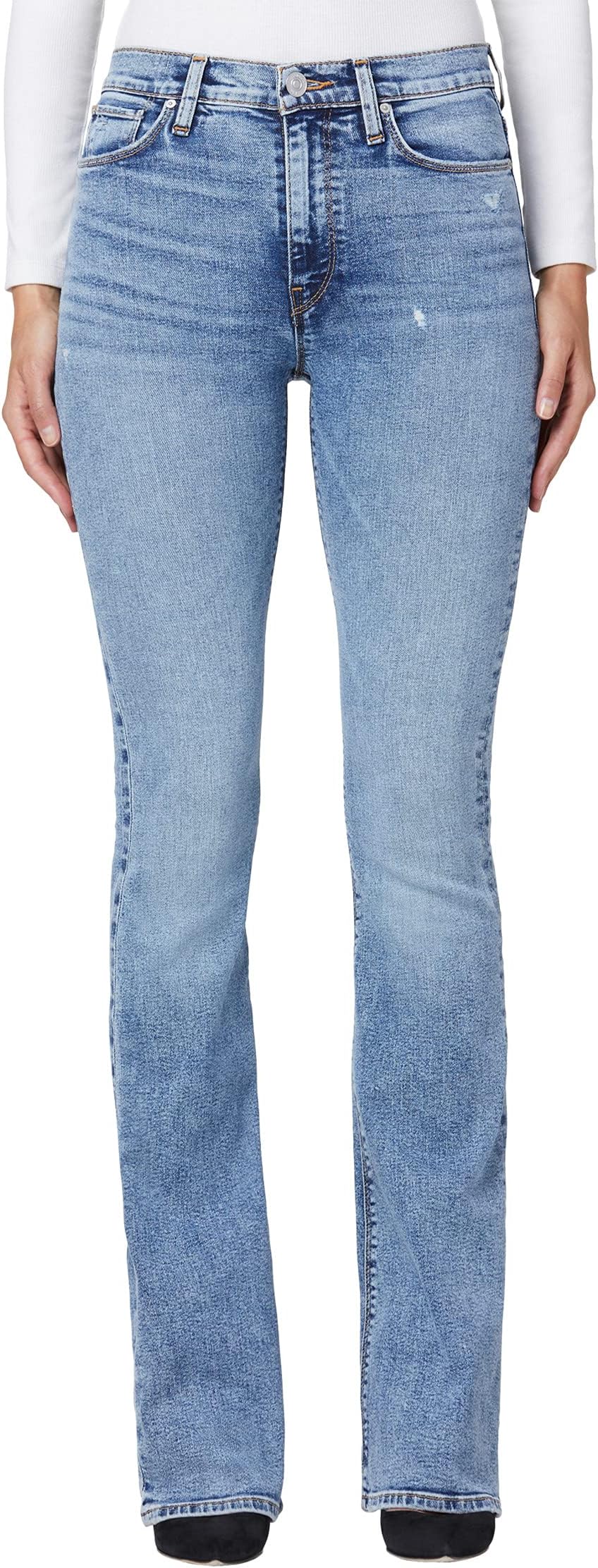 цена Джинсы Barbara High-Waist Bootcut in Pure Shores Hudson Jeans, цвет Pure Shores