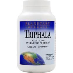 Planetary Formulas Трифала (1000 мг) 270 таблеток planetary herbals ayurvedics трифала 1000 мг 120 таблеток