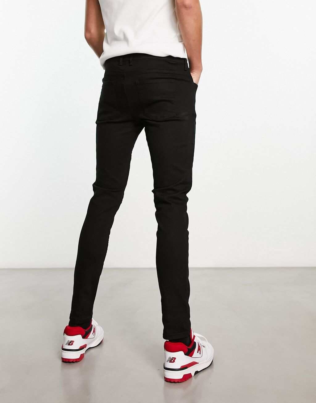 

Черные джинсы скинни River Island