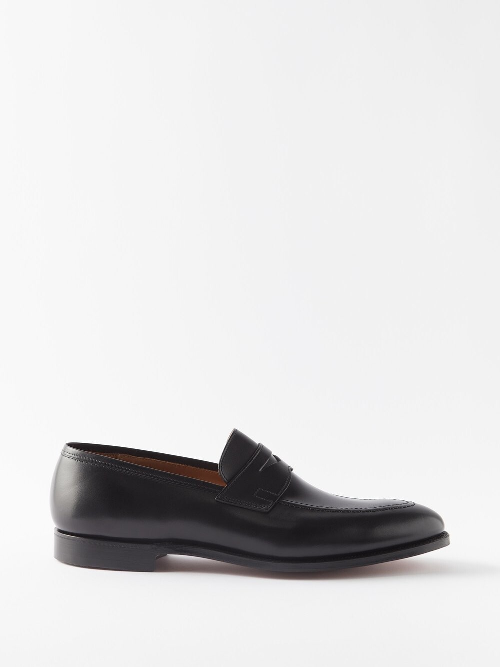 

Кожаные лоферы sydney Crockett & Jones, черный