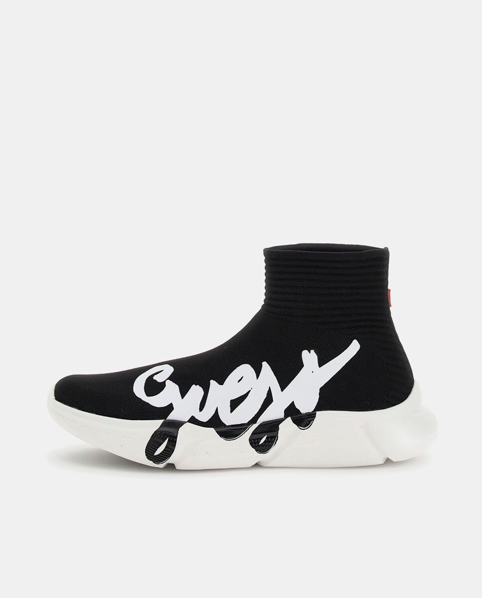 

Мужские кроссовки Belluno Sock из синтетики с эластичной застежкой Guess, белый