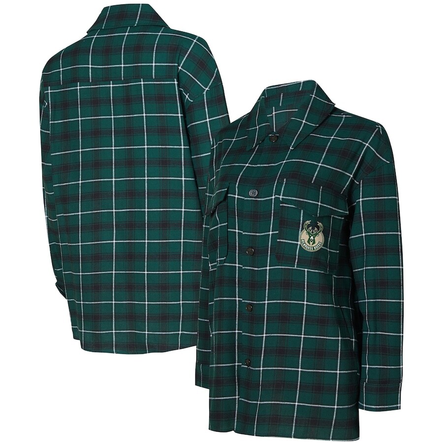 

Ночная рубашка College Concepts Milwaukee Bucks, зеленый