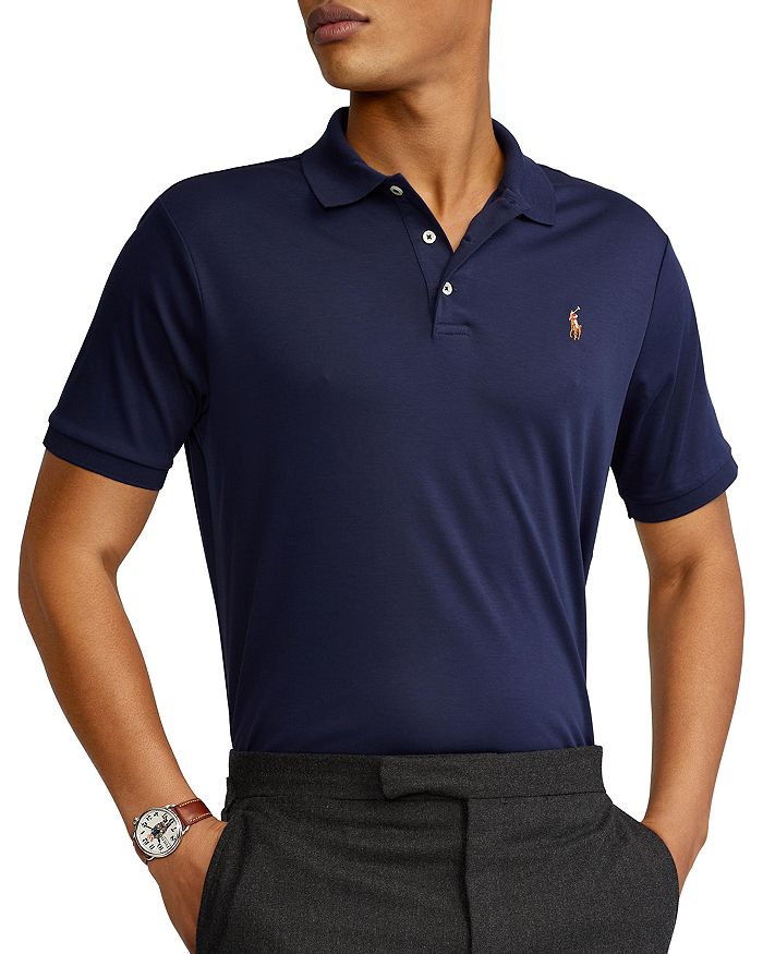 Рубашка поло классического кроя из мягкого хлопка Polo Ralph Lauren поло mardo из мягкого хлопка на кнопках серый m