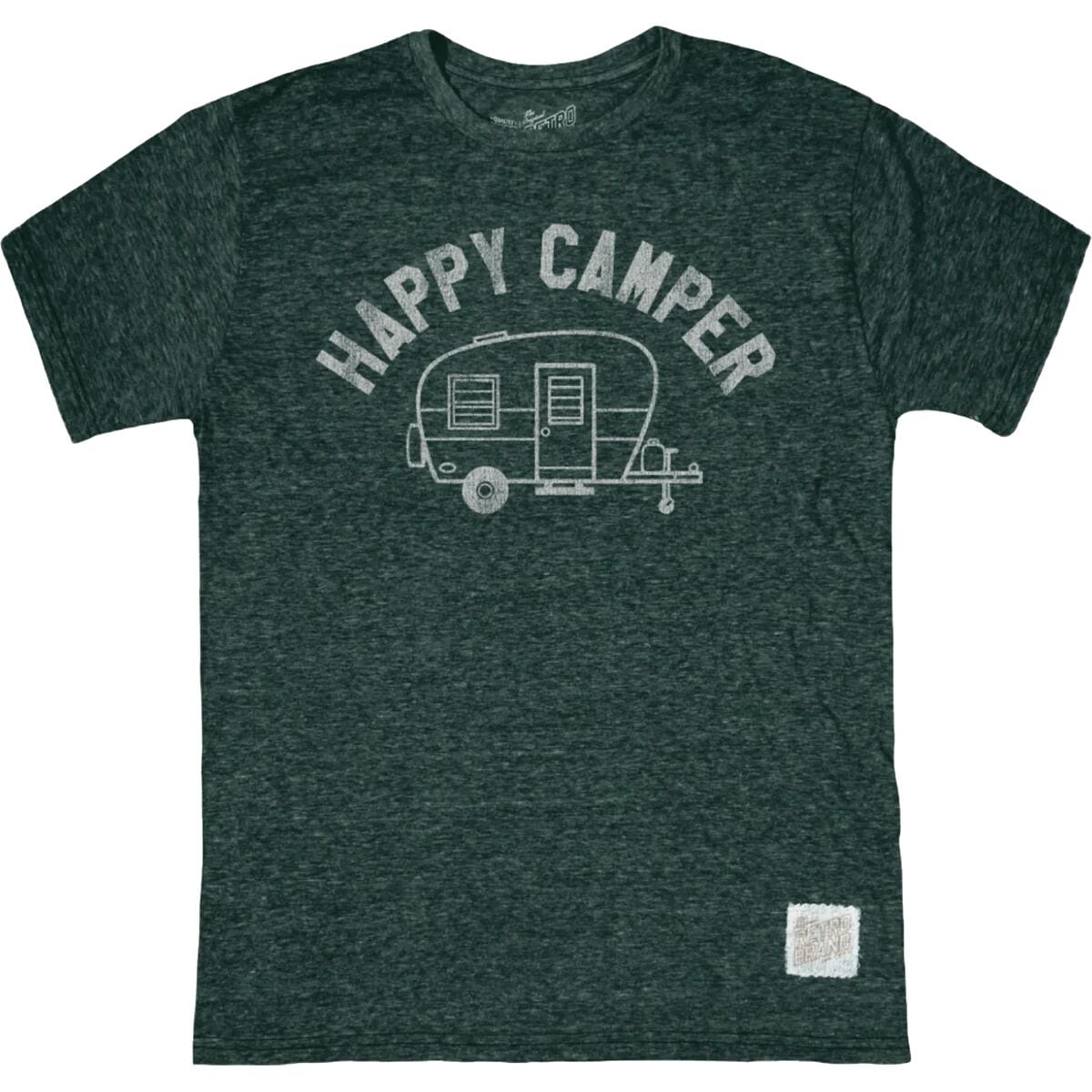 Футболка happy camper Original Retro Brand, зеленый