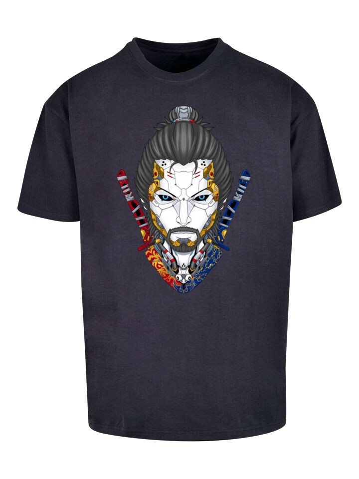 

Футболка F4NT4STIC Cyberpunk Samurai CYBERPUNK STYLES, темно-синий