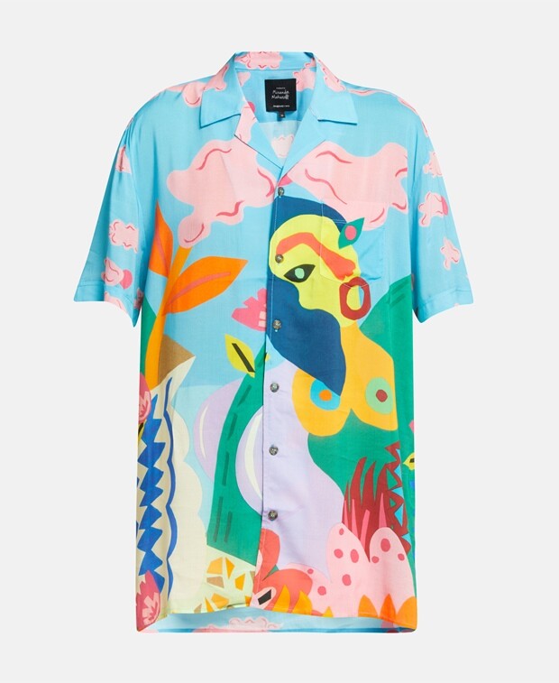 

Блузка для отдыха Desigual, светло-синий