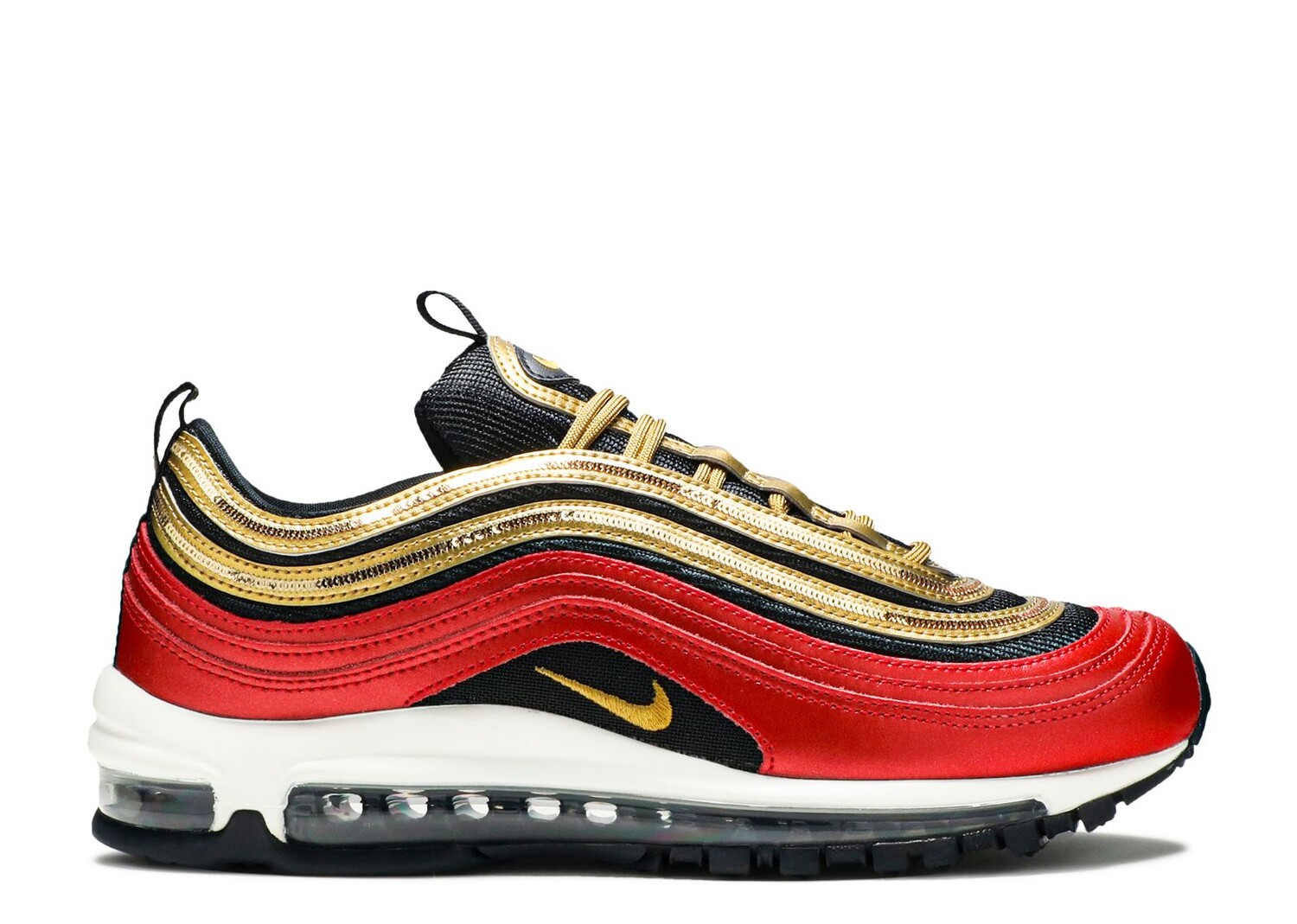 

Кроссовки Nike Wmns Air Max 97 'Gold Sequin', красный