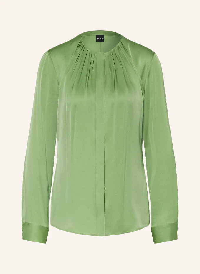 Шелковая блузка-рубашка banorah Boss, зеленый