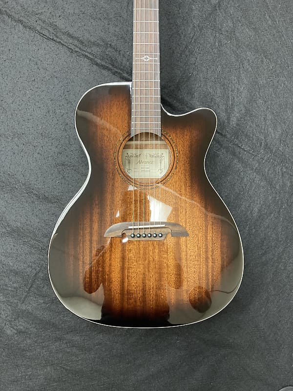Акустическая гитара Alvarez AF66CESHB Mahogany Folk Acoustic with Electronics Shadowburst цена и фото