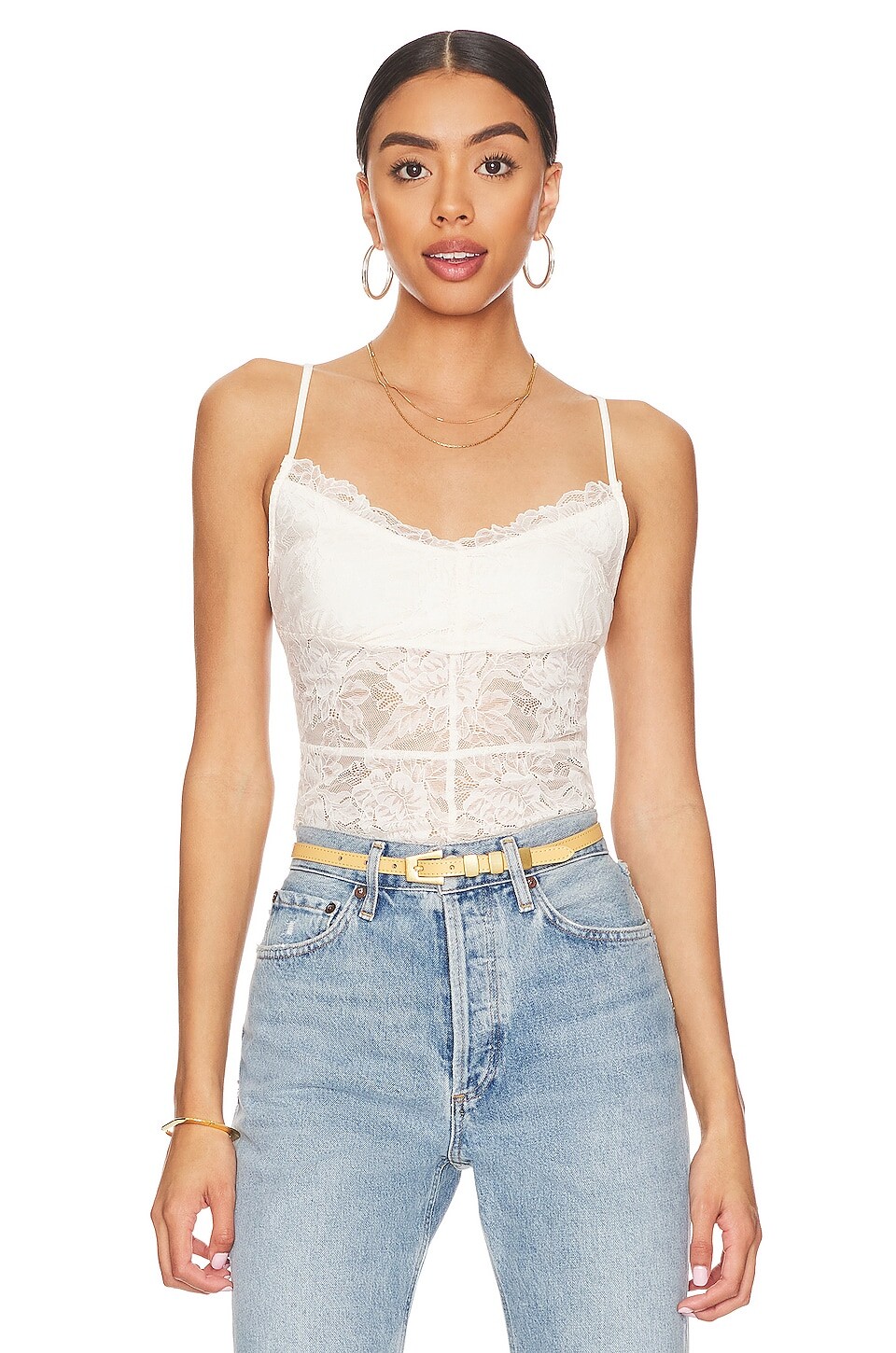

Майка Free People Heart Eyes Cami, цвет Sea Salt