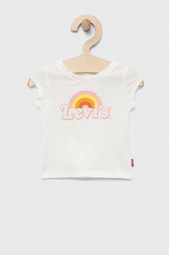 

Хлопковая детская футболка Levi's, белый