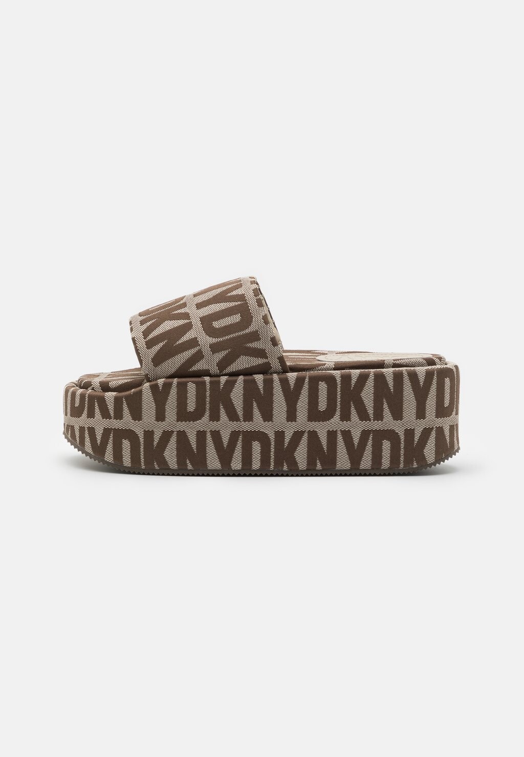 

Тапочки Vyra Platform Slide DKNY, цвет chino