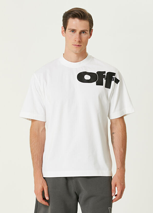 

Футболка с логотипом Off-White, белый