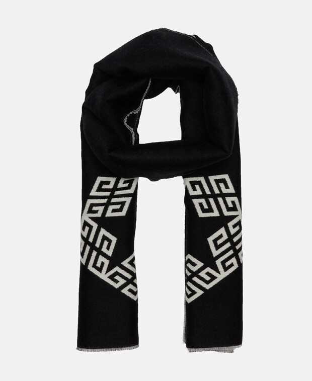 

Шерстяной шарф Givenchy, черный