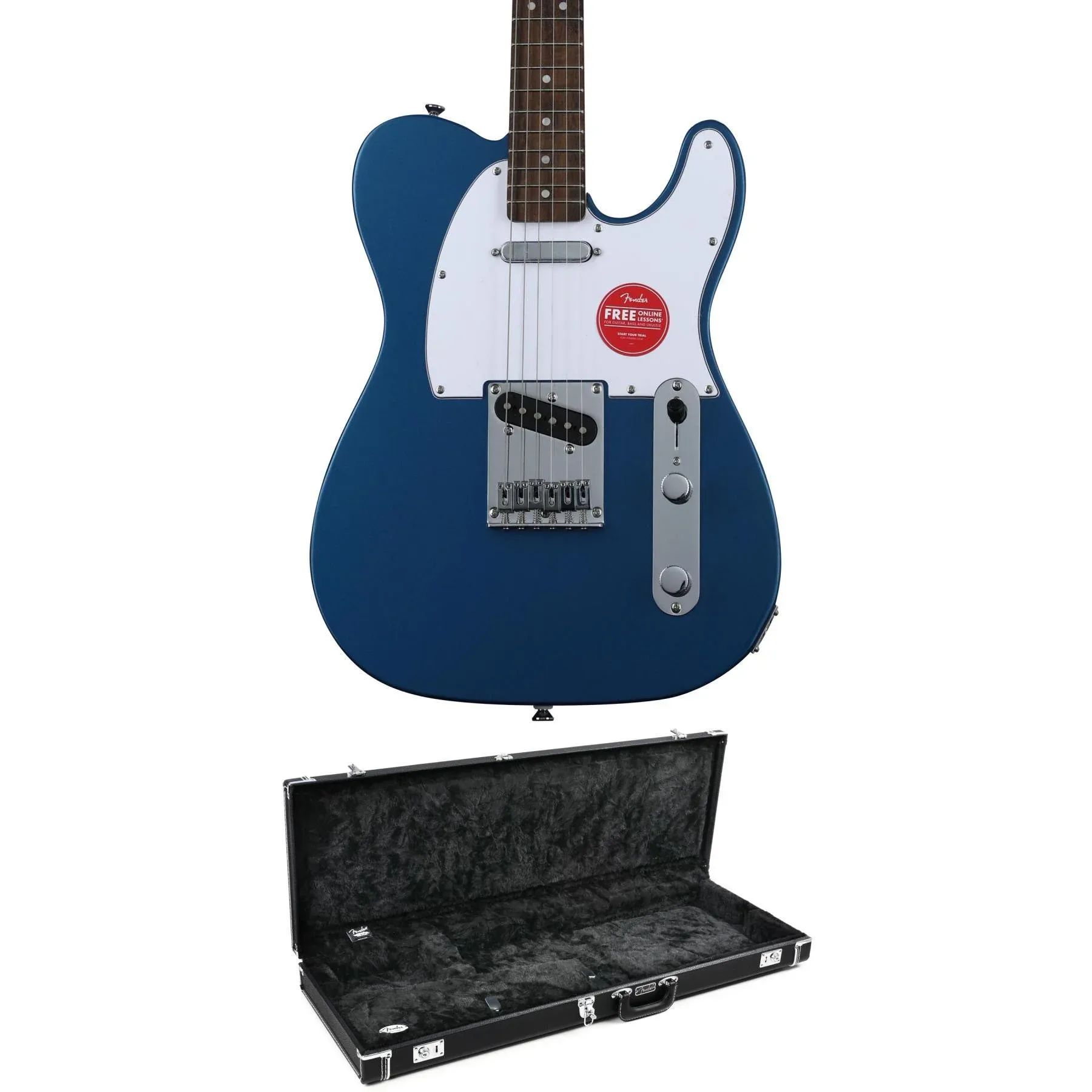 

Электрогитара Squier Affinity Series Telecaster в жестком футляре — синий Лейк-Плэсид с накладкой лаврового грифа